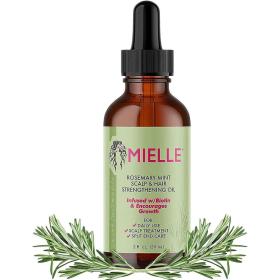 Mielle Huile fortifiante pour le cuir chevelu au romarin et à la menthe Original ( لا يستعمل من طرف الحوامل و المرضع )