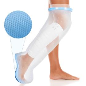 Housse de plâtre imperméable pour la douche, protection pour jambe adulte – غطاء عازل للمياه للرجل المكسورة كاملة