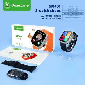 Smart Watch SM401 4G Écran HD 2.2″avec Emplacement SIM et Caméra Intégrée – ساعة ذكية مع موضع بطاقة