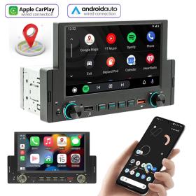 Autoradio à écran tactile avec Apple CarPlayer Android Auto et GPS Intégré – جهاز راديو للسيارة
