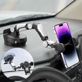 Support Téléphone Voiture 360° Ventouse & Bras Réglable – حامل هاتف في السيارة