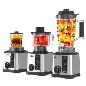 Blender Mixeur Electrique 3 En 1 Avec Mini Hachoir Et Moulin HALEY HY-2714 – خلاط كهربائي 3 في 1 مع مفرمة ومطحنة