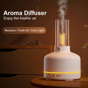 Humidificateur de style vintage avec aromathérapie et veilleuse USB T31 – معطر جو