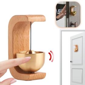 Sonnette de porte vintage style japonais en bois – جرس باب بتصميم أنيق