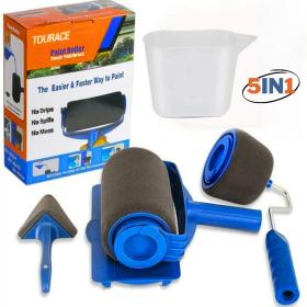 kit Rouleau de peinture mural 5 Pcs multifonctionnel