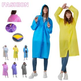 Manteau imperméable à capuche transparent, léger et réfléchissant   غطاء مقاوم للماء بغطاء شفاف، ناعم ومنعش