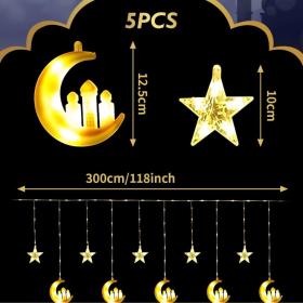 Lampe Décorative Ramadan &amp; Eid 3m 10pcs – مصابيح رمضان والعيد