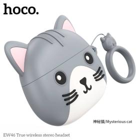 Hoco Écouteurs Sans Fil Bluetooth 5.3 + Case Forme De Chat TWS EW 46